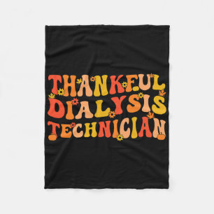 Dankbarer Dialysetechniker Erntedankfest Dialyse Fleecedecke