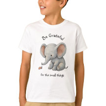 Dankbarer Elefant Grafik T-Shirt