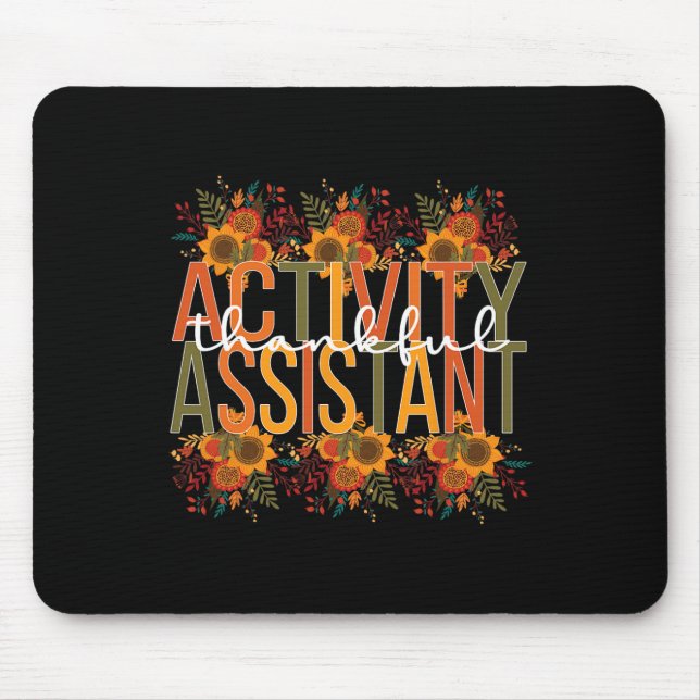 Dankbarer Erntedank Mousepad (Vorne)