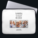 Dankbarer, gesegneter Foto Erntedank Laptopschutzhülle<br><div class="desc">Dankbare,  dankbare,  gesegnete Erntedank Foto Geschenk</div>