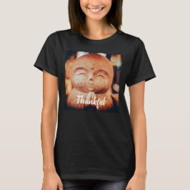 Dankbarer Glücklicher Buddha Frauen T-Shirt