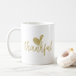 dankbarer herzlicher Erntedank Kaffeetasse