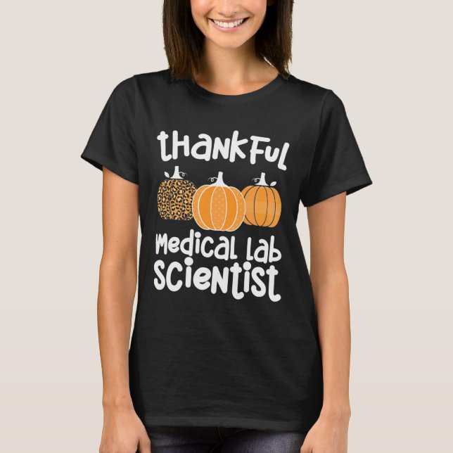Dankbarer medizinischer Labrador Wissenschaftler E T-Shirt (Vorderseite)