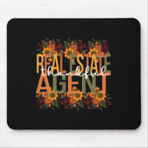 Dankbarer Real Anwesen Agent Erntedank Mousepad