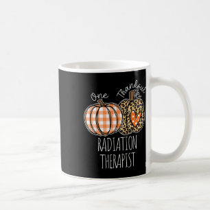 Dankbarer Strahlentherapeut Süßes Erntedankfest Kaffeetasse
