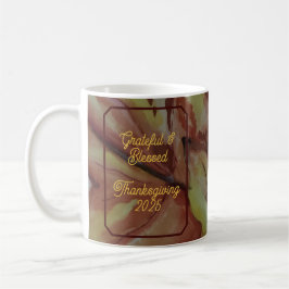 Dankbarer und gesegneter Erntedank Kaffeetasse