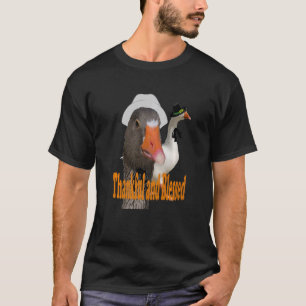 Dankbarer und gesegneter Erntedank Pilgrim Encks i T-Shirt