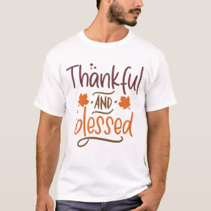 Dankbarer und gesegneter Erntedank T-Shirt