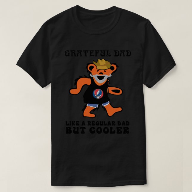 Dankbarer Vater wie ein regelmäßiger Vater aber Co T-Shirt (Design vorne)