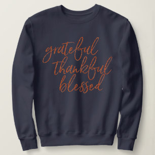 Dankbares dankbares gesegnet sweatshirt