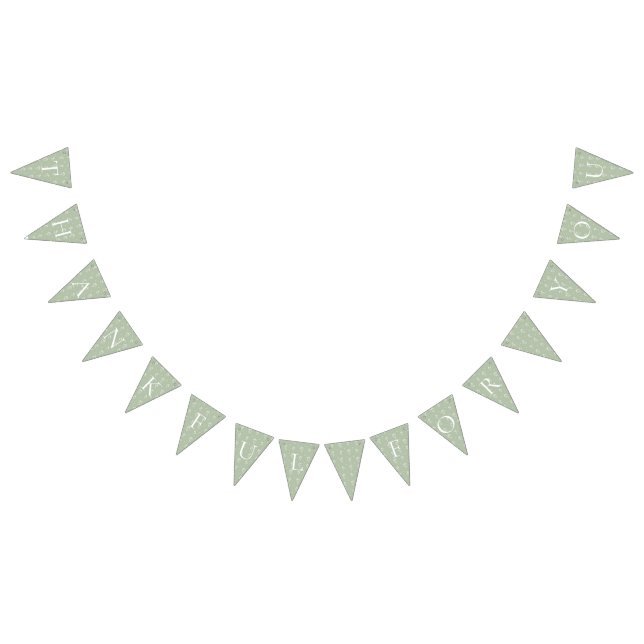 Dankbares Erntedank-Banner Wimpelkette (Alle)