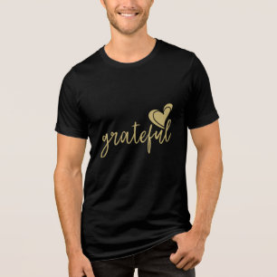 dankbares Herz Tri-Blend Shirt