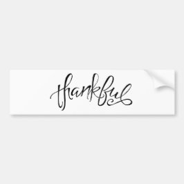 Dankbares PapierSet Autoaufkleber