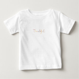 Dankbares Thanksgiving-Shirt für Kleinkinder  Baby T-shirt