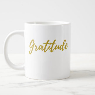 Dankbarkeit 20 oz Jumbo Tasse
