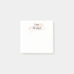 *~* Dankbarkeit Affirmation Rose Gold I BIN DANKFU Post-it Klebezettel