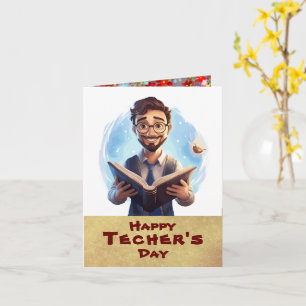 Dankbarkeit an den Lehrer Grußkarte Karte