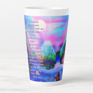 Dankbarkeit Ancestor Gedicht Latte Tasse