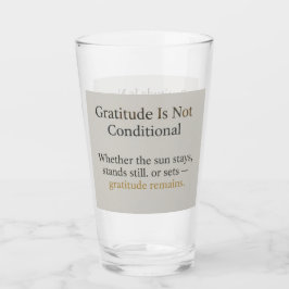 Dankbarkeit bleibt: Jeder Rhythmus von L Mindful S Glas