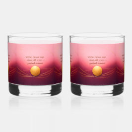 Dankbarkeit bleibt™ Liebe & Absicht | Sinnvolles V Whiskyglas