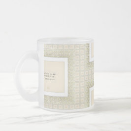 Dankbarkeit bleibt™: Liebe & Präsenz | Reflektiere Mattglastasse