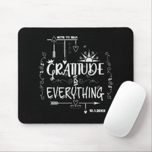 Dankbarkeit Chalkboard 🖱 Mousepad