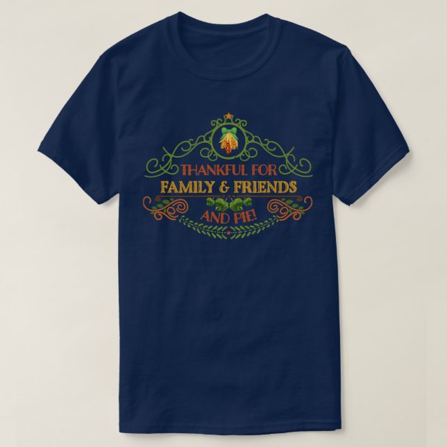 Dankbarkeit Design T-Shirt (Design vorne)