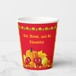 Dankbarkeit - Erntedank Pappbecher