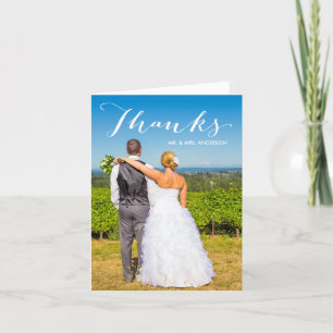 Dankbarkeit   Foto Wedding Vielen Dank Hinweis Dankeskarte