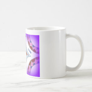 "Dankbarkeit Frieden Liebe Vereint" Mandala-Kunst- Kaffeetasse