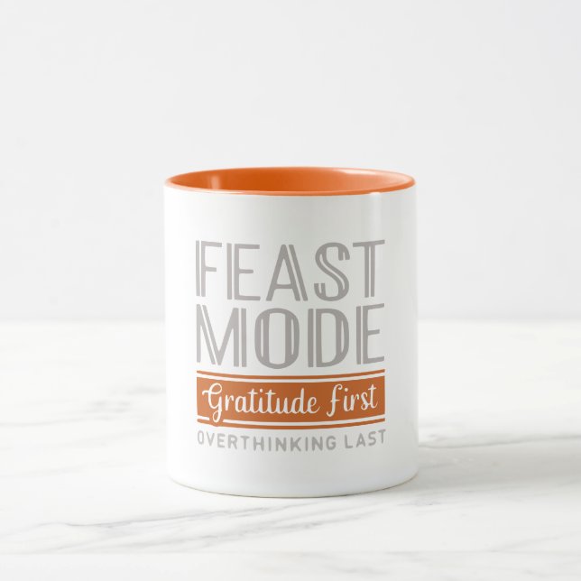 Dankbarkeit für den Feestmodus Tasse (Zentrum)
