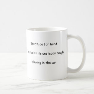 Dankbarkeit für SinnesTassen und -Steins Kaffeetasse