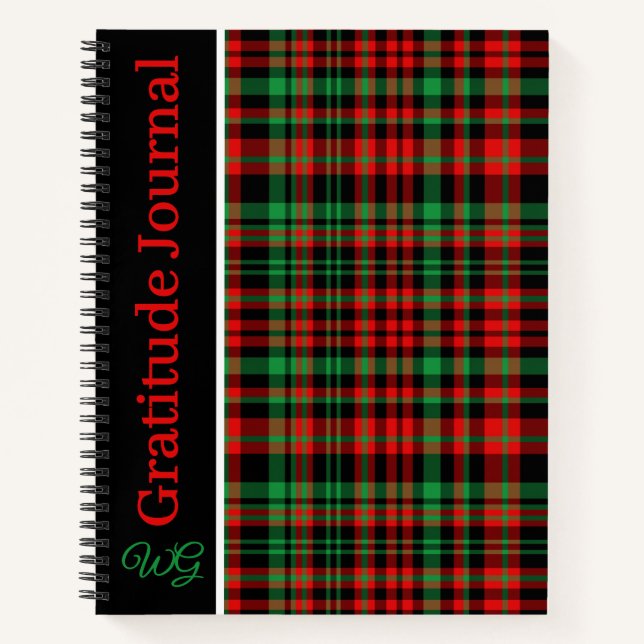Dankbarkeit Journal Personalisiert Strawberry Kari Notizbuch (Vorderseite)