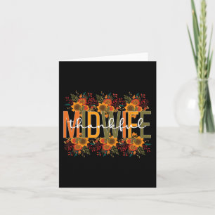 Dankbarkeit Midwifery Midwives Erntedank Karte