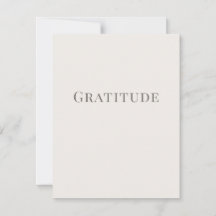 Dankbarkeit – Minimalistische Typografie-Design