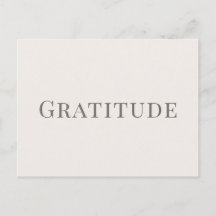 Dankbarkeit – Minimalistische Typografie-Design