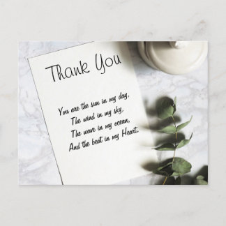 Dankbarkeit Postkarte