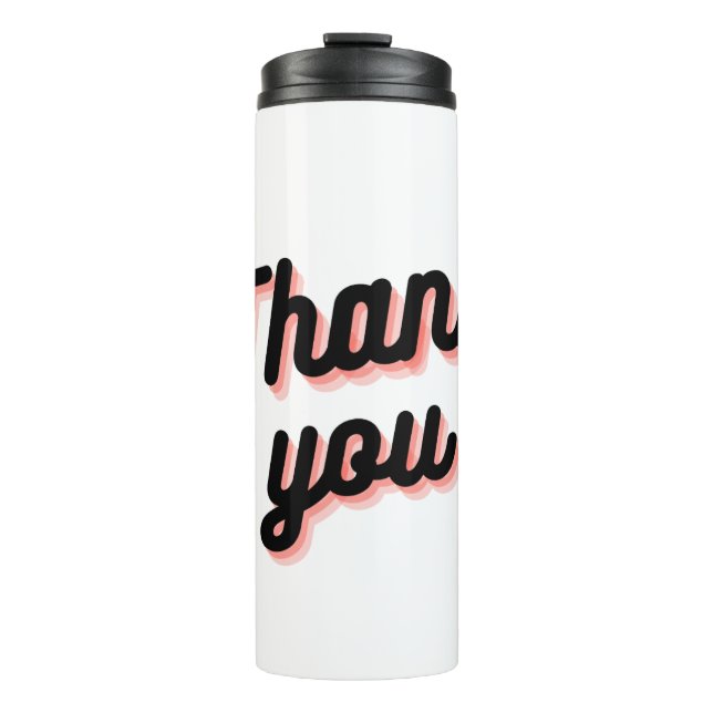 Dankbarkeit Sipper Thermosbecher (Vorderseite)