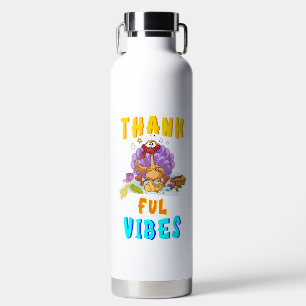 Dankbarkeit Vibes Trinkflasche
