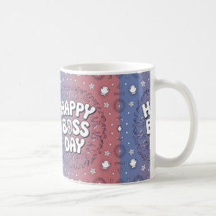 Dankbarkeit zeigen: Creative Boss Day Patterns und Kaffeetasse