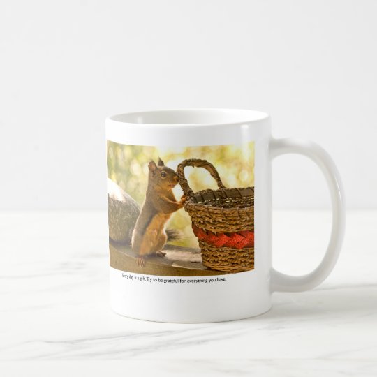 Dankbarkeits-Eichhörnchen Kaffeetasse