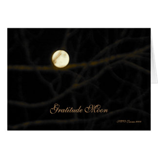 Dankbarkeits-Mond-Karte