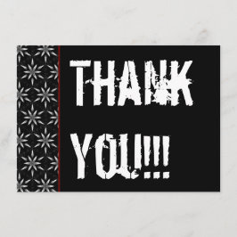 Danke 16. Überraschungs-Party-Schwarz-weißes Rot B