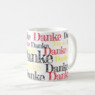 Danke allemand merci tasse