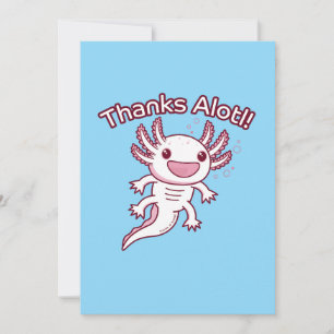 Danke Alotl! - AXOLOTL Feiertagskarte