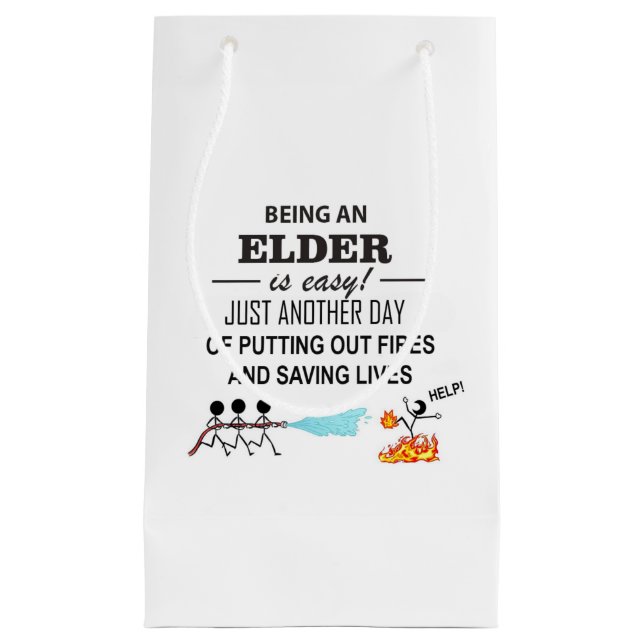 Danke, Älteste! Kleine Geschenktüte (Vorderseite)