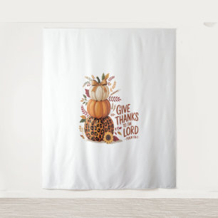 Danke an den Herrn, Fall Pumpkin Wandteppich