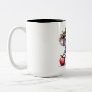 Danke an den Lehrer Zweifarbige Tasse