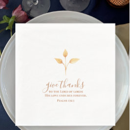 Danke an den minimalistischen Erntedank Serviette