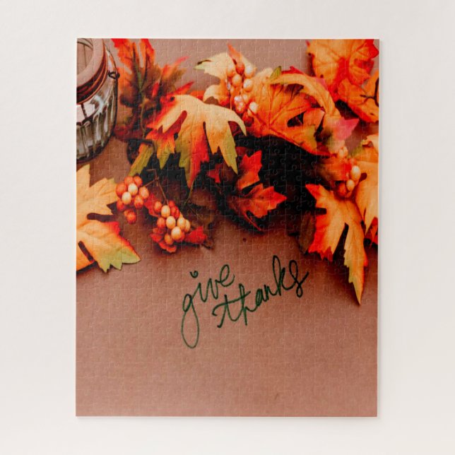 Danke an die Herbstlaub Erntedank (Vertikal)